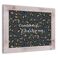Goodness in Kindness Out Leopard Print in Frame