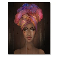 Designart - African American Woman with Turban VI