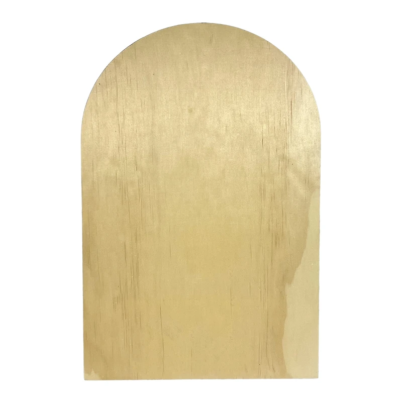 6 Pack: 7.5" x 12" Plywood Arch Sign