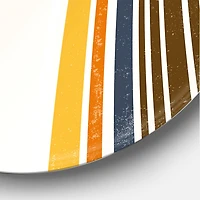 Designart - Abstract Sun Moon Leaves II