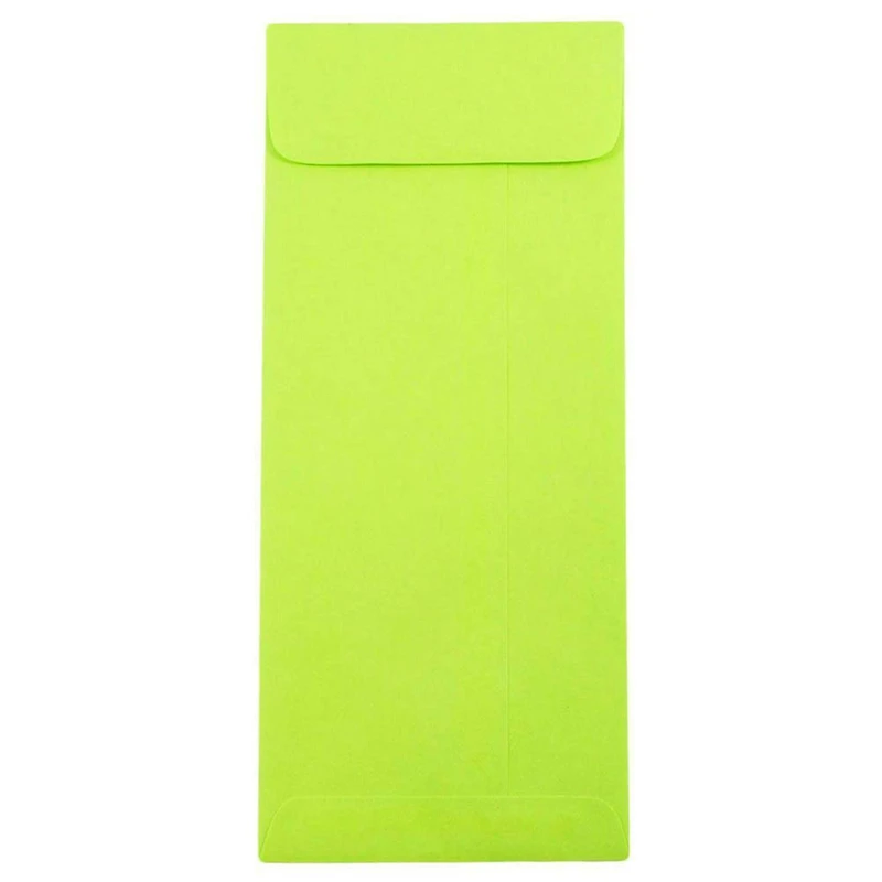 JAM Paper #10 Ultra Lime Green Policy Business Envelopes