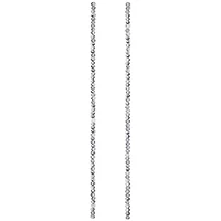 Silver Luster Glass Faceted Rondelle Beads, 3mm by Bead Landing™