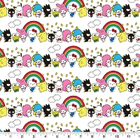 Hello Kitty® & Friends Rainbow Cotton Fabric 