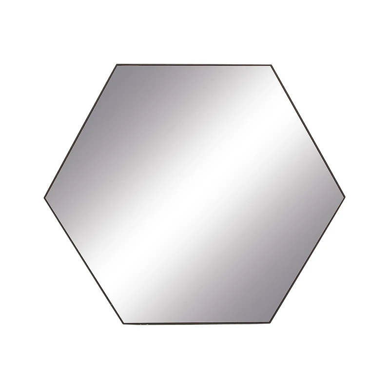 Clear Contemporary Wood Wall Mirror, 35" x 41"