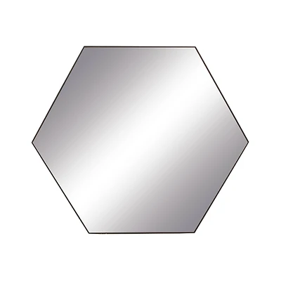 Clear Contemporary Wood Wall Mirror, 35" x 41"