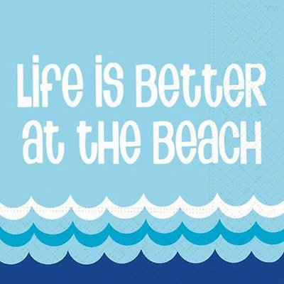 JAM Paper Life is Better Cocktail Napkins, 40ct.