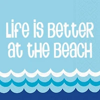 JAM Paper Life is Better Cocktail Napkins, 40ct.