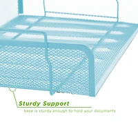 Mind Reader Stackable Metal Mesh Tray & Desk Document Organizer Set