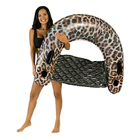 PoolCandy Leopard Print Jumbo Sun Chair