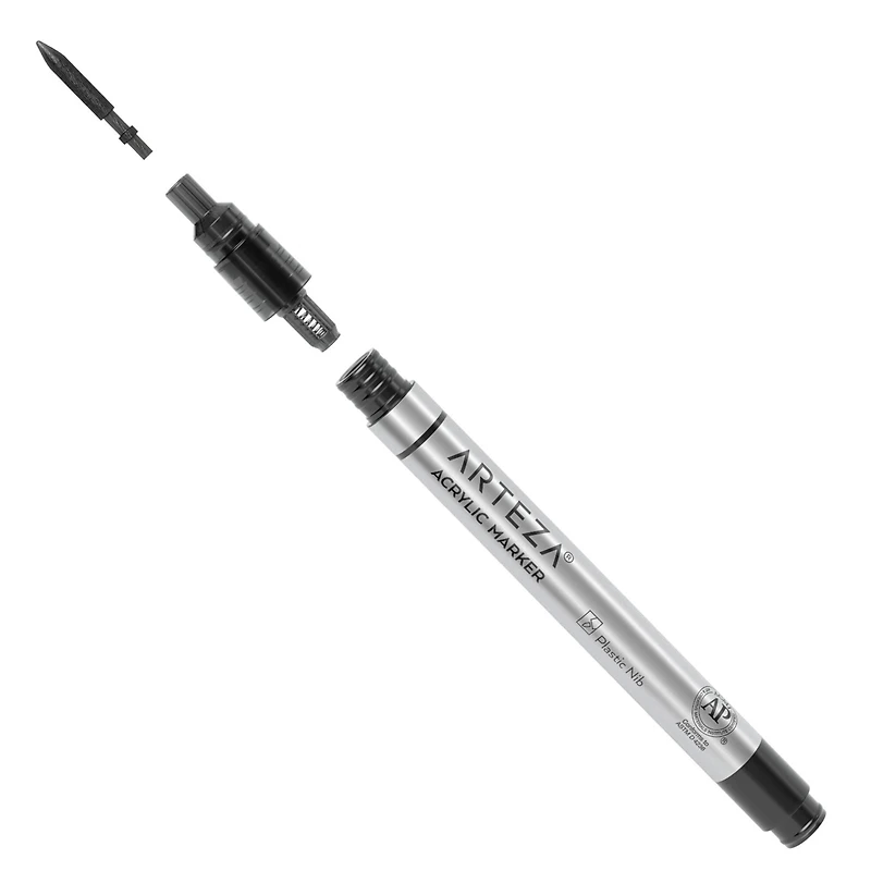 Arteza® Black & White Acrylic Paint Marker Set