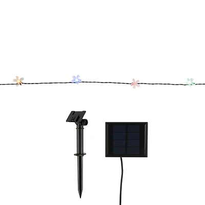 50ct. Multicolor LED Flower Solar Mini String Lights by Ashland®