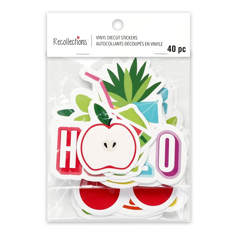 Vinyl Diecut Fruit Sticker Set by Recollections™