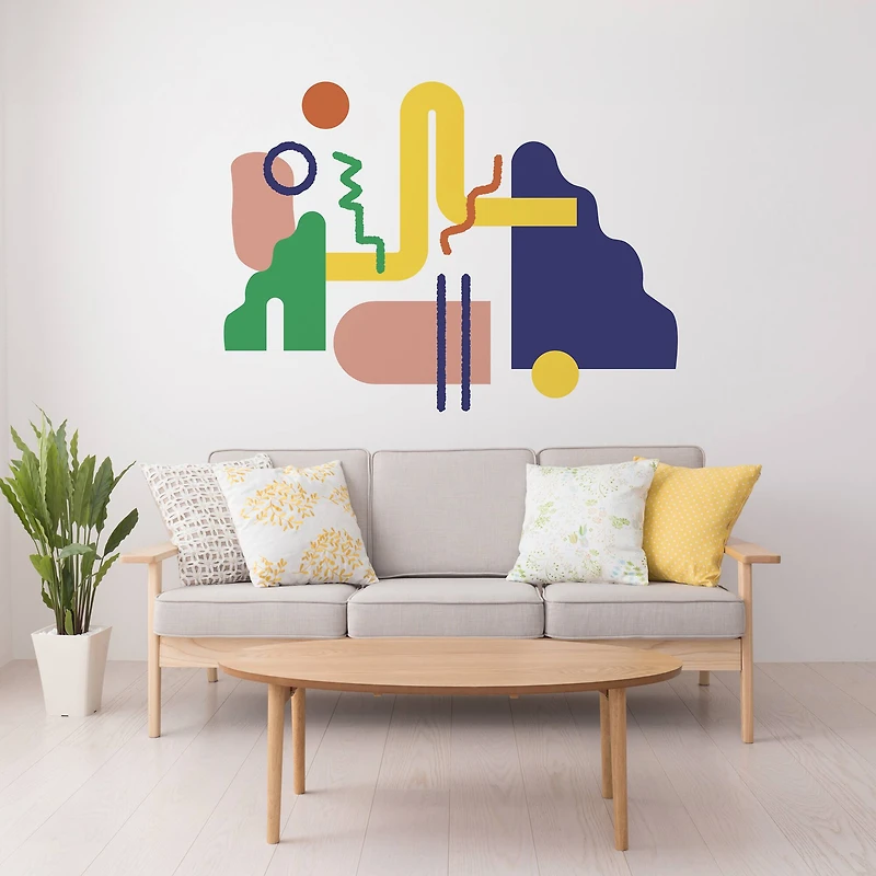WallPops Very Gay Paint Fun Haus Modular Mural Peel & Stick Wall Decals