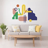 WallPops Very Gay Paint Fun Haus Modular Mural Peel & Stick Wall Decals