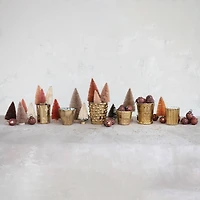 Hello Honey® Gold Mercury Glass Votive Holder Set