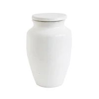 Hello Honey® 12'' White Terracotta Round Cachepot