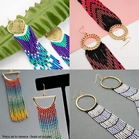 John Bead Beadwork Findings Gold Rainbow Pendant, 4ct.