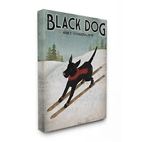 Stupell Industries Black Dog Ski Company Wall Art