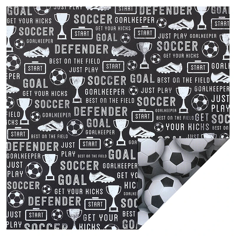 Soccer Paper by Recollections™, 12" x 12"