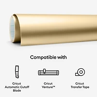 Cricut® 25" Matte Metallic Permanent Smart Vinyl