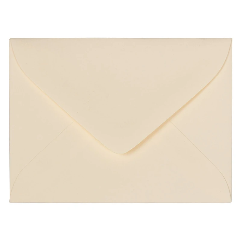 JAM Paper 2.75" x 3.75" Ivory Mini Commercial Envelopes, 100ct.