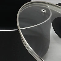 Oster Ashford 2qt. Black Aluminum Nonstick Sauce Pan With Tempered Glass Lid