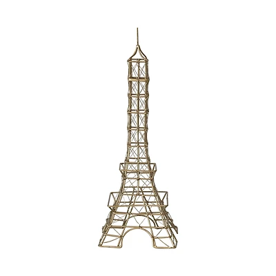 Hello Honey® 13" Antique Brass Decorative Wire Eiffel Tower