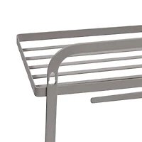 Honey Can Do Gray Spice Rack & Paper Towel Holder