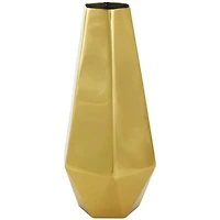 Stainless Steel Geometric Hexagon Shaped Vase Set