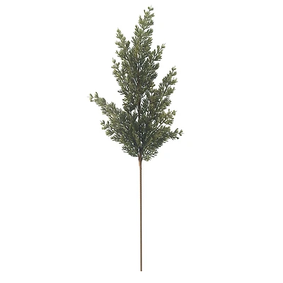 30.5" Glittered Green Pine Stem by Ashland®