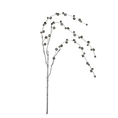 3.4ft. Silver Hanging Jingle Bell Spray