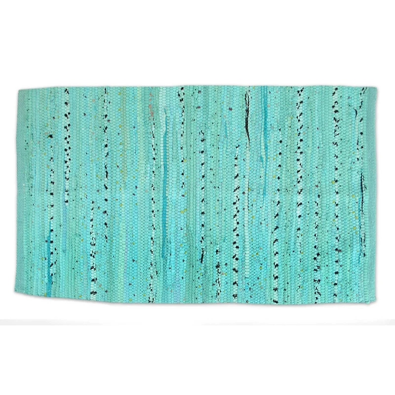 DII® Multi Aqua Rag Rug, 20" x 31.5"