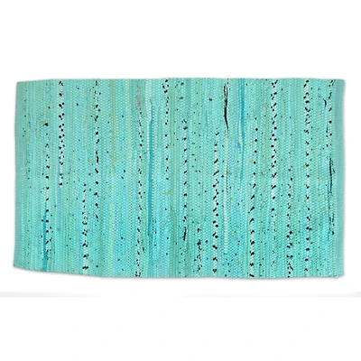DII® Multi Aqua Rag Rug, 20" x 31.5"