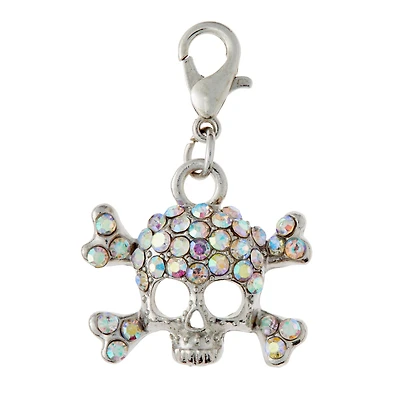 12 Pack: Bling Skull Charm by Bead Landing™