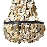 Hello Honey® 29" Oyster Shell Chandelier