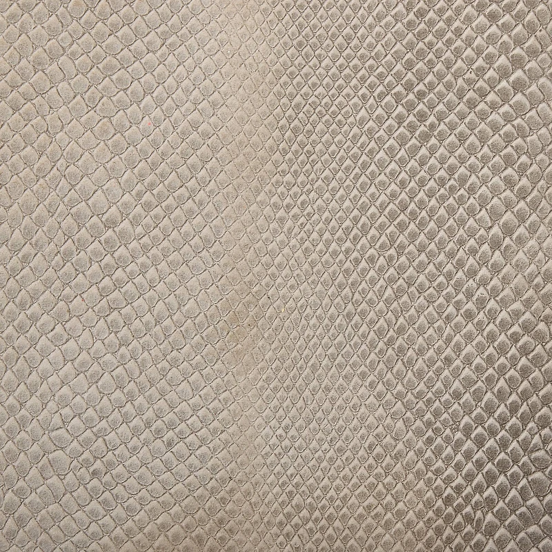 6 Pack: Gray Cobra Grain Leather Trim Piece by ArtMinds™