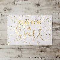 Stay For A Spell Floor Mat