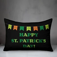 Banner Patricks Day 14" x 20" Throw Pillow