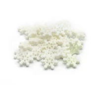 3.3oz. White Iridescent Glitter Snowflake Decorative Filler by Ashland®
