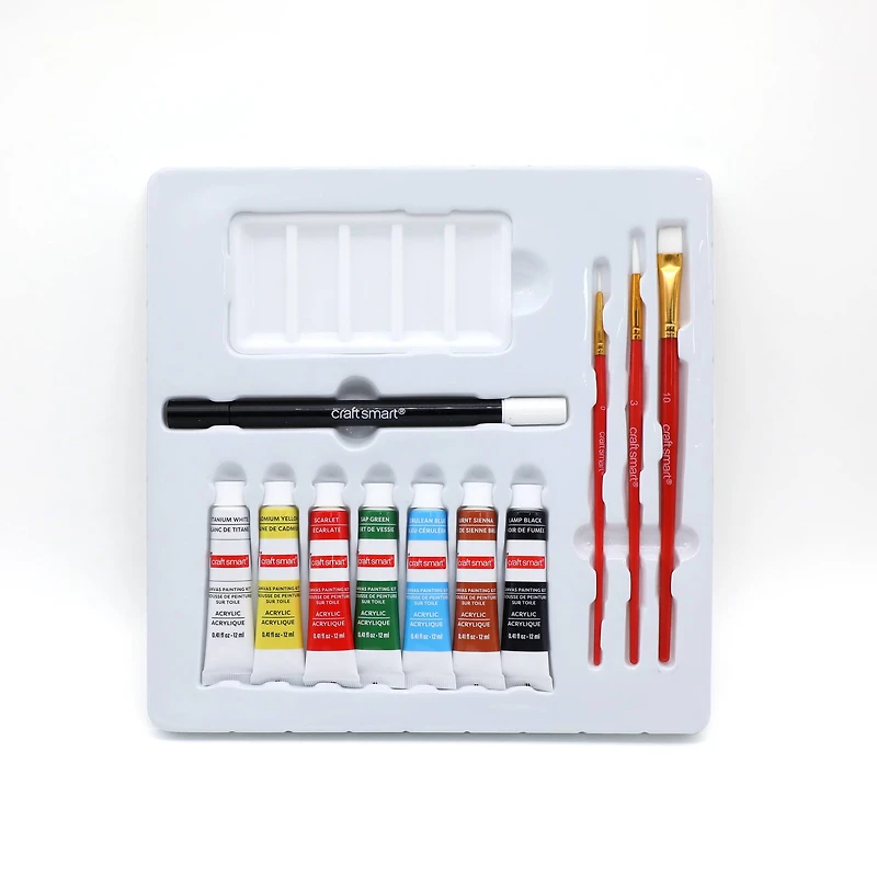 11" x 11" Christmas Deer Canvas Painting Kit by Artist's Loft™