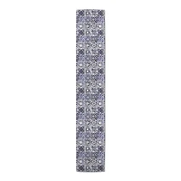 Blue Tiles Outdoor Table Runner
