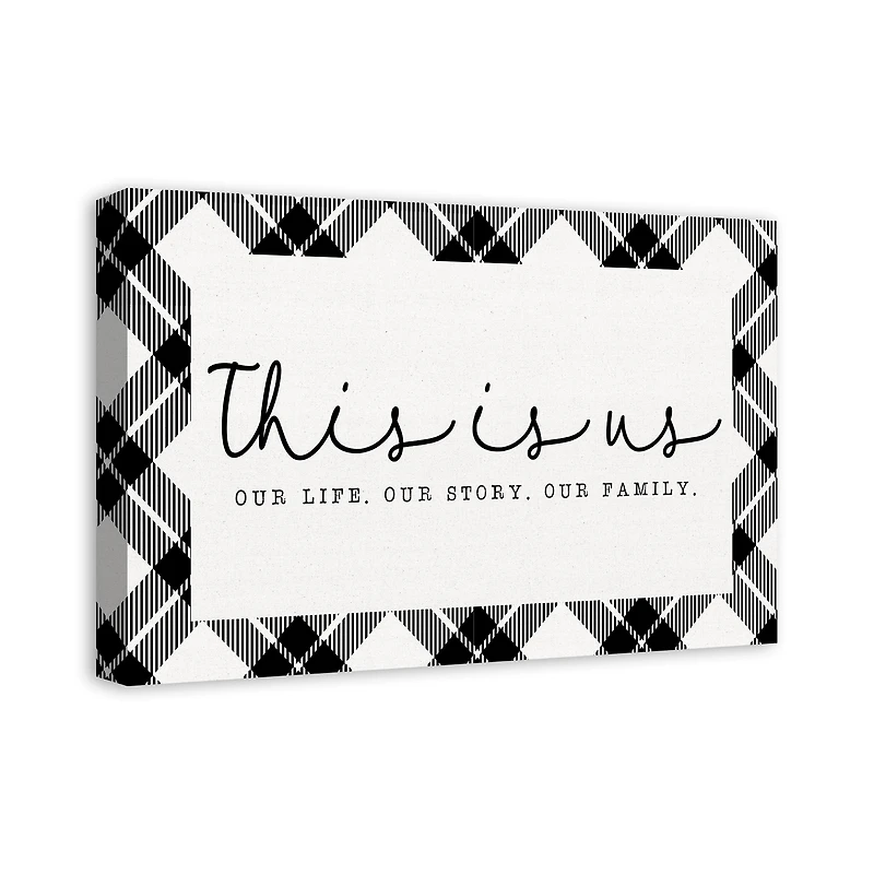 This Is Us 24" x 16" Canvas Wall Art