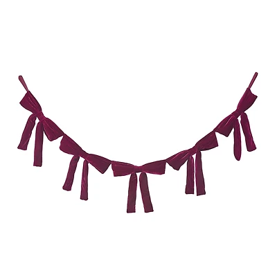 6ft. Big Bow Garland by Ashland