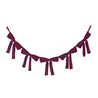 6ft. Big Bow Garland by Ashland