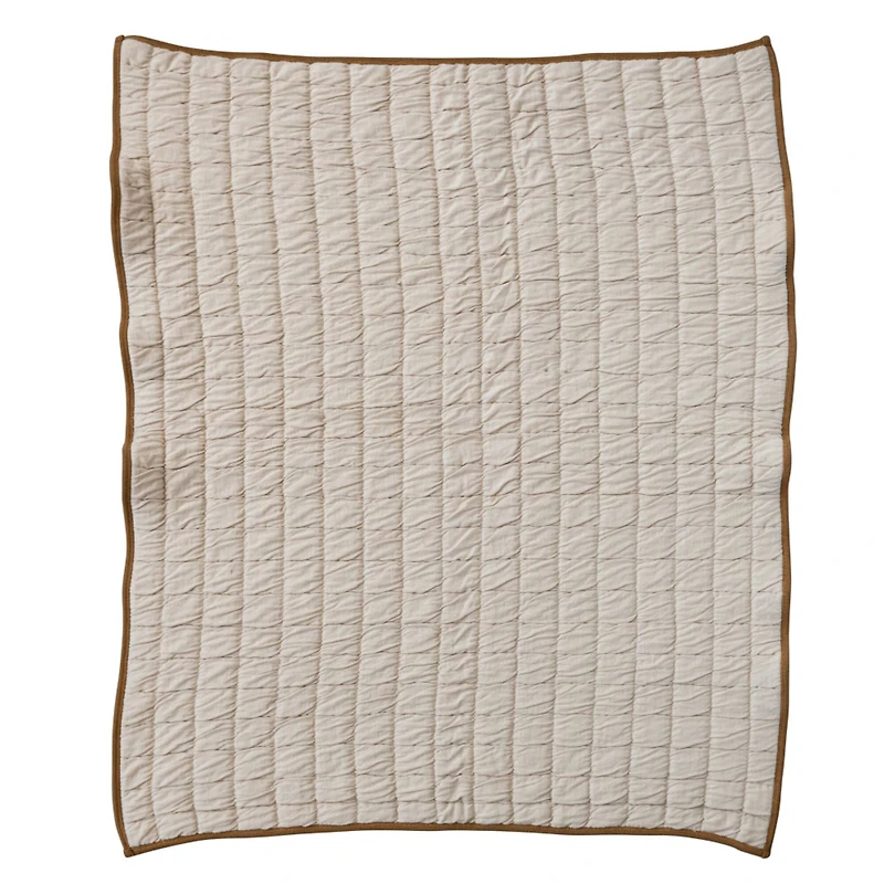 Hello Honey® Brown Reversible Quilted Baby Blanket
