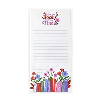 Assorted 4" x 8" Bookish Magnetic Notepad, 1pc. by Fab Finds