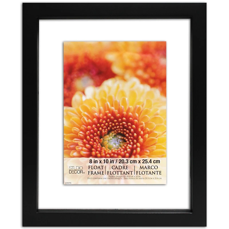 8 Pack: Black 8" x 10" Float Frame by Studio Décor®