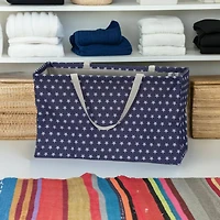 Household Essentials Krush® Blue Stars Canvas Tote
