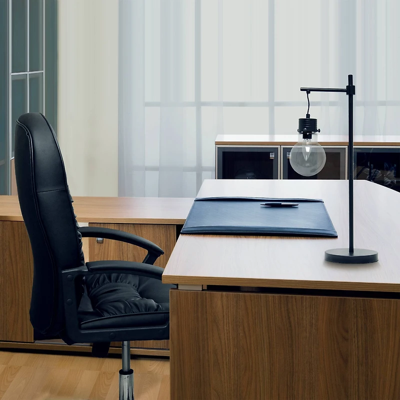 Lalia Home 24" Matte 1 Light Beacon Table Lamp with Clear Glass Shade