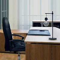 Lalia Home 24" Matte 1 Light Beacon Table Lamp with Clear Glass Shade